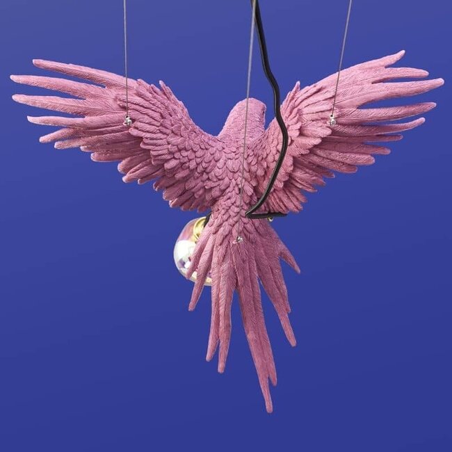Werns Werner Voß - Ceiling Light - Animal Lamp Parrot - pink