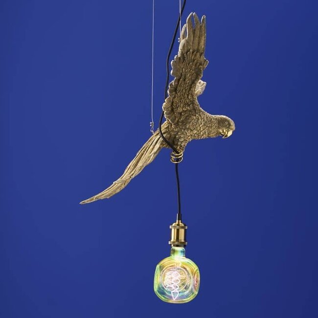 Werner Voß Werns - Ceiling Light - Animal Lamp Parrot - gold