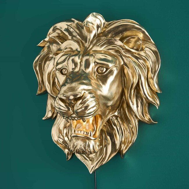 Werns Werner Voß - Wandlamp - Dierenlamp King Lion - leeuw
