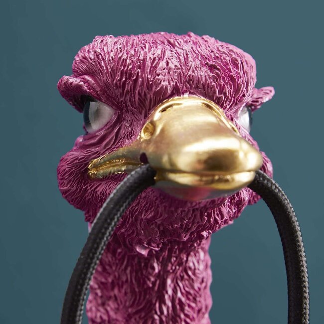 Werns Werner Voß - Wandleuchte - Tierlampe Baby Strauß Franz Josef - H 35 cm - magenta