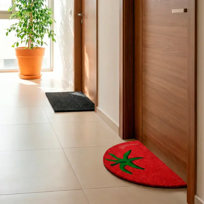Fisura - Doormat Half Moon Tomato
