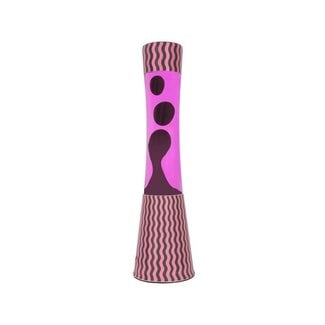 Fisura Lava Lamp Pink Brown Waves