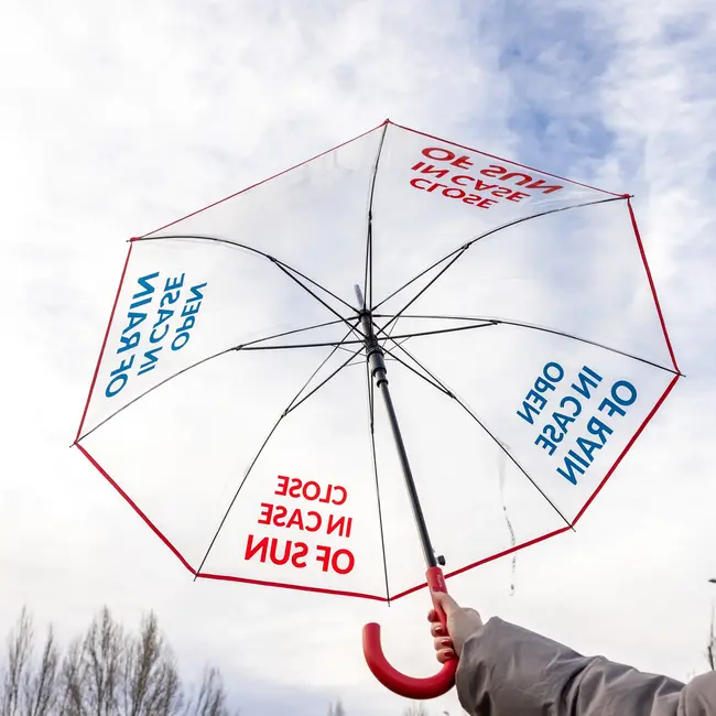 Fisura - Paraplu Open In Case Of Rain, Close In Case Of Sun - transparant