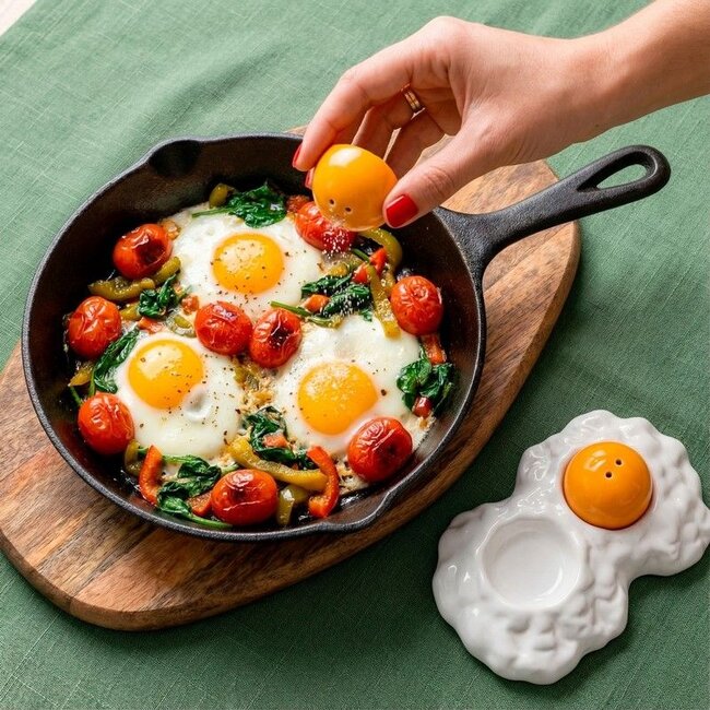 Fisura - Salt and Pepper Shaker Double Egg