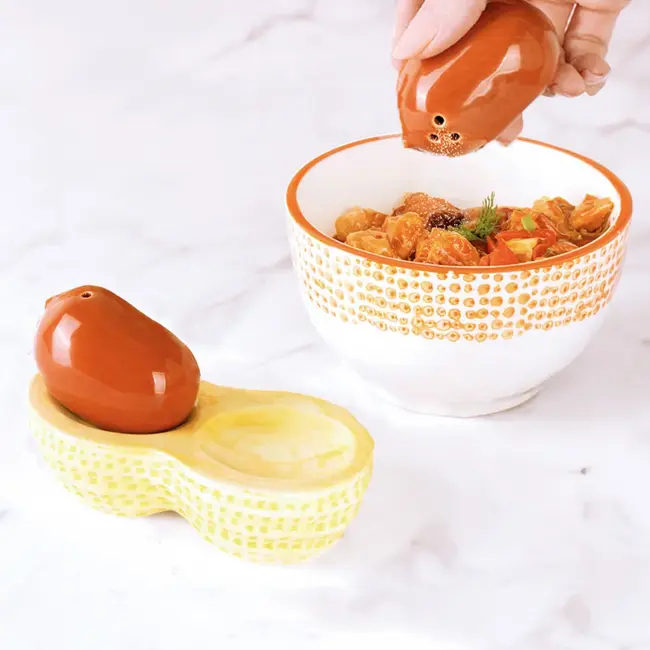 Fisura - Salière et Poivrière Peanut - Cacahuète