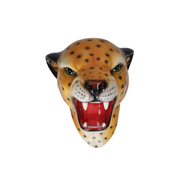 GiftCompany Wanddeko Wildhead Leopard - orange