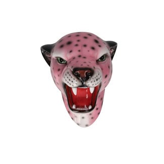 GiftCompany Walldeco Wildhead Leopard - pink