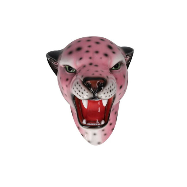 GiftCompany Wanddeko Wildhead Leopard - rosa