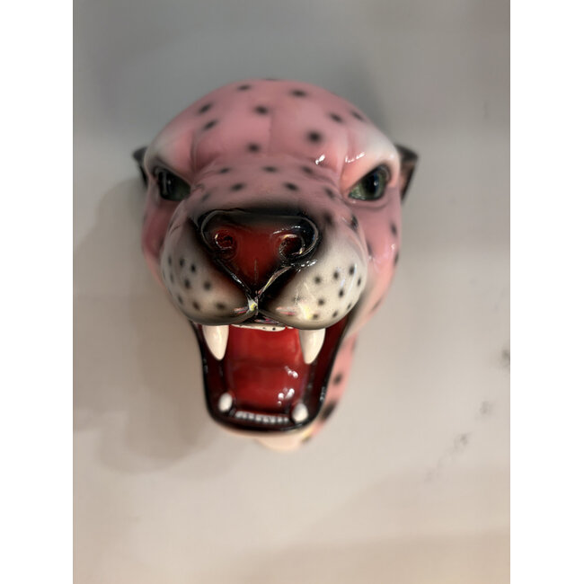GiftCompany - Wanddeko Wildhead Leopard - rosa