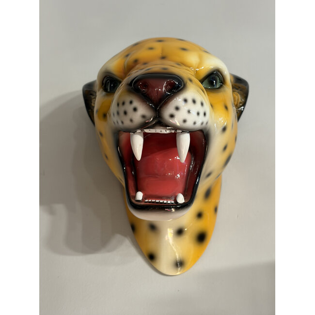 GiftCompany - Walldeco Wildhead Leopard - orange
