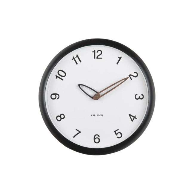 Karlsson - Wall Clock Bella - black