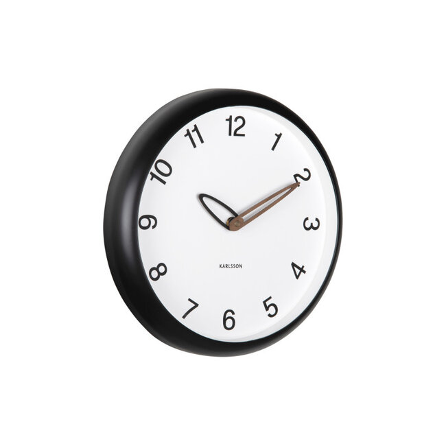 Karlsson - Wall Clock Bella - black