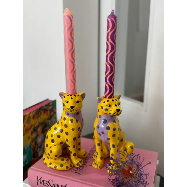 GiftCompany – Kerzenhalter-Set Leopard – 2er-Set