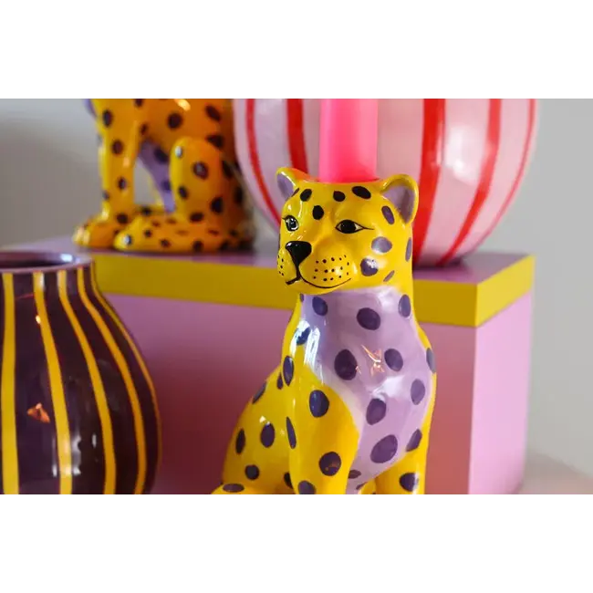 GiftCompany – Kerzenhalter-Set Leopard – 2er-Set