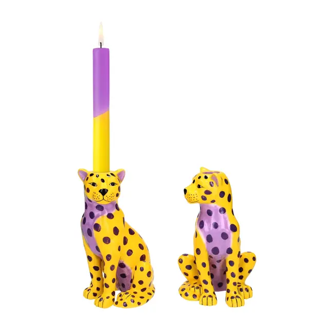 GiftCompany – Kerzenhalter-Set Leopard – 2er-Set