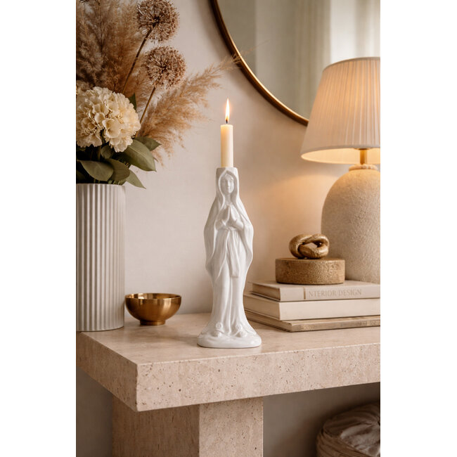 GiftCompany - Bougeoir Madonna - blanc