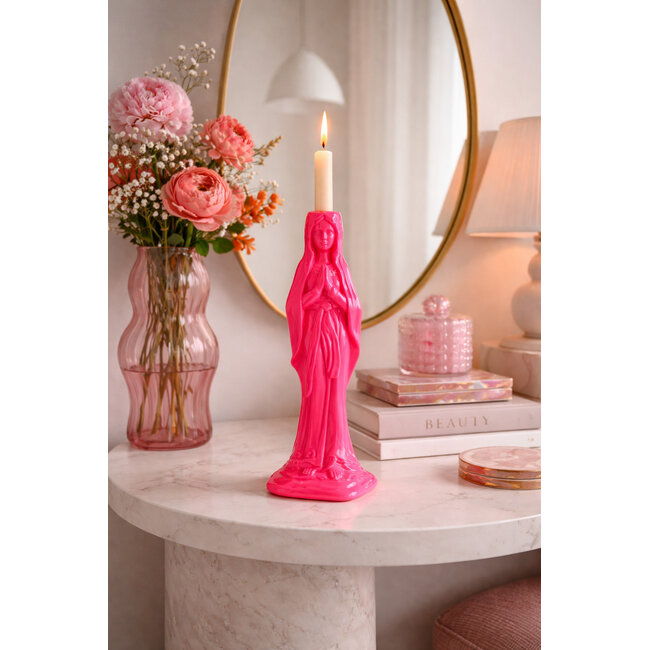 GiftCompany - Bougeoir Madonna - rose néon