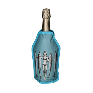 GiftCompany Wine Cooling Sleeve Froid - Woman with Fishes Motif