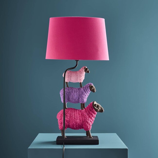 Werns Werner Voß - Table Lamp - Animal Lamp Colorful Sheep - H 68 cm