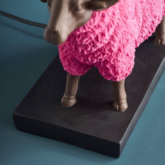 Werns Werner Voß - Lampe de Table - Lampe Animale Moutons Colorés - H 68 cm