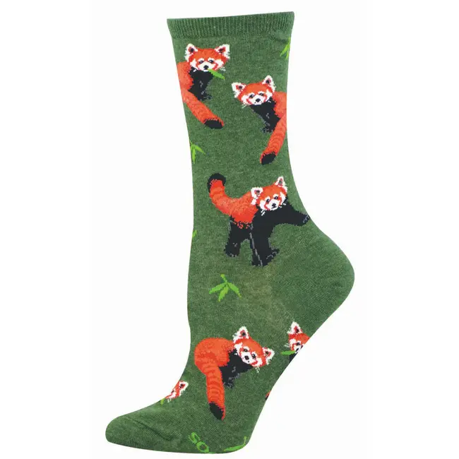 SockSmith Socks Red Pandamonium - women