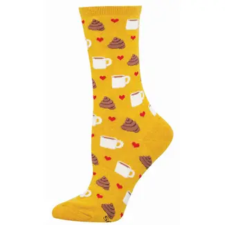 SockSmith Sokken Coffee Makes You Poop - dames