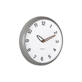 Karlsson Wall Clock Bella - grey