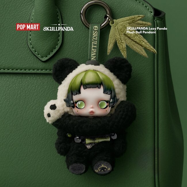 Pop Mart - SKULLPANDA Lazy Panda Bag Charm - Plush Pendant