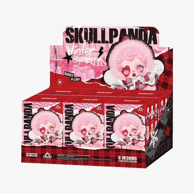 Pop Mart – SKULLPANDA Winter Symphony Serie – Plüsch-Anhänger