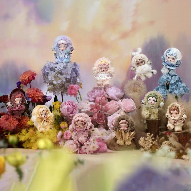 Pop Mart - SKULLPANDA Série L'Impressionnisme -  Breloque pour Sac en Peluche