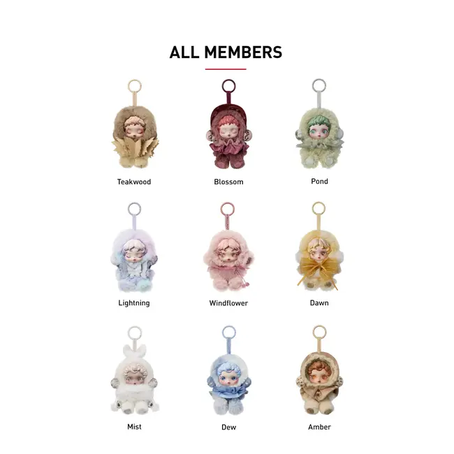 Pop Mart - SKULLPANDA L'Impressionnisme Series - Plush Bag Charm