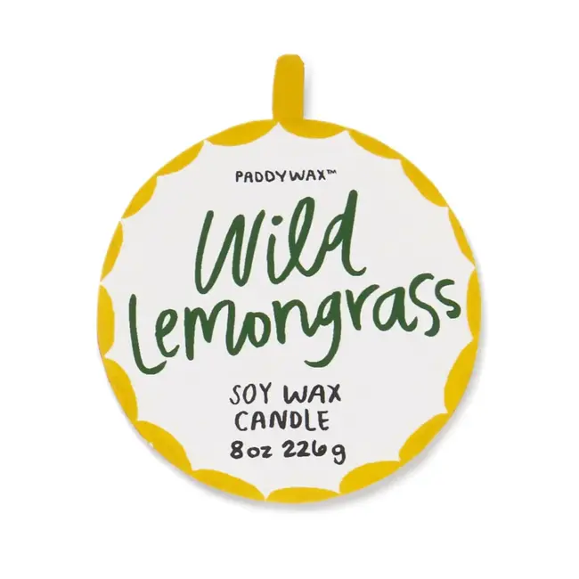 Paddywax - Geurkaars A Dopo Snake - wild lemongrass (fresh) - keramiek 227 gr.