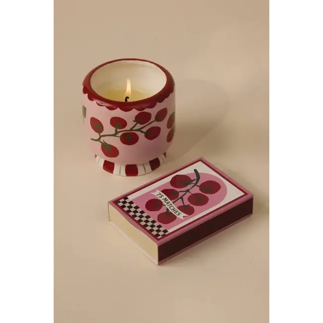 Paddywax - Scented candle A Dopo Tomato Vine - heirloom tomato with notes of lemon & sage - ceramic 227 gr.