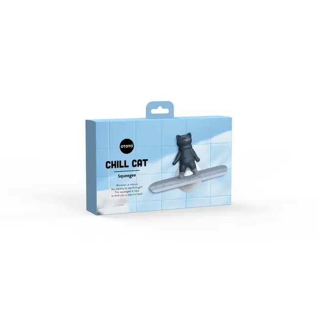 Ototo - Fensterabzieher - Duschabzieher Chill Cat