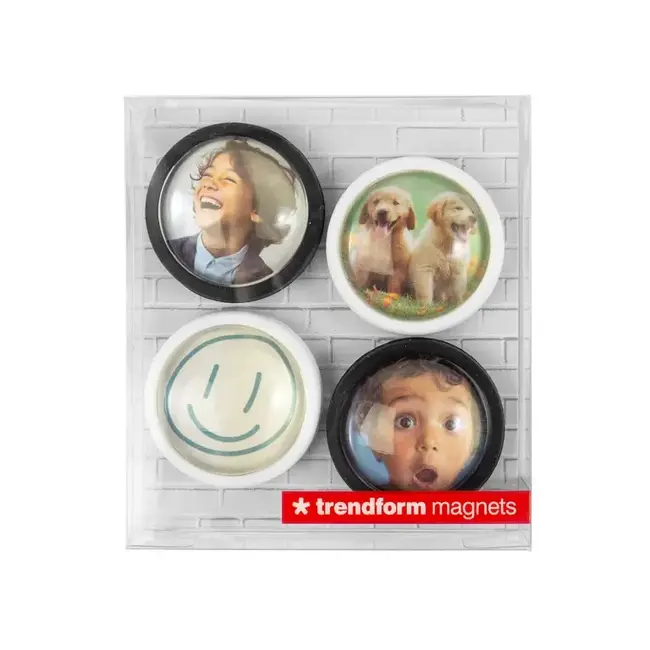 Trendform - Magneten DO IT! -  rond - set van 4 - foto magneet