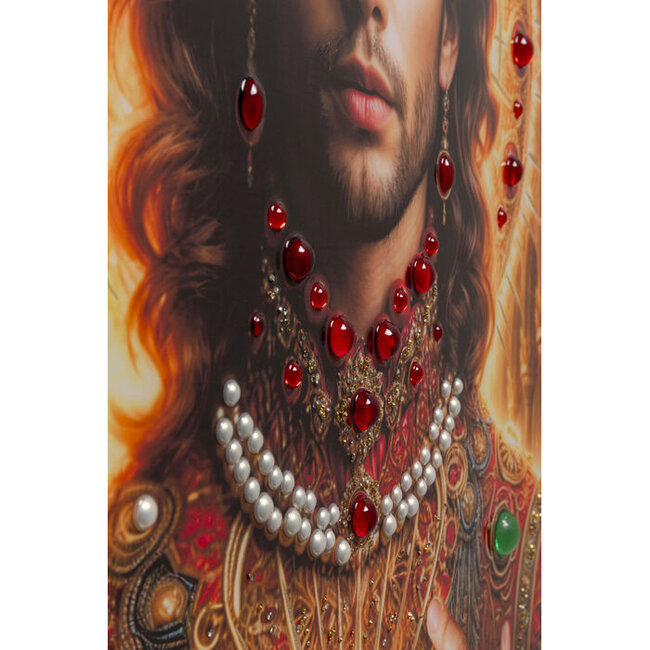 Kare Design – Gerahmtes Bild Saint Halo Man  – 100 x 100 cm