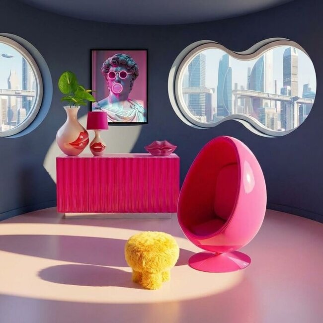 Kare Design - LED Wanddecoratie Cheeky David - 80 x 120 cm