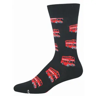 SockSmith Chaussettes Double Decker Buses - hommes