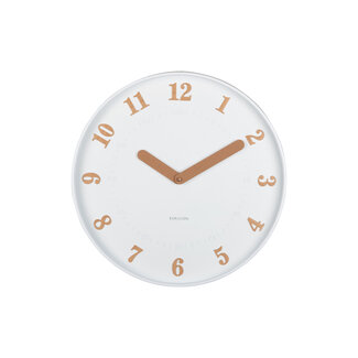 Karlsson Wall Clock Amena - white