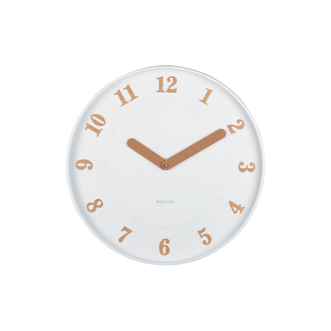 Karlsson Wall Clock Amena - white