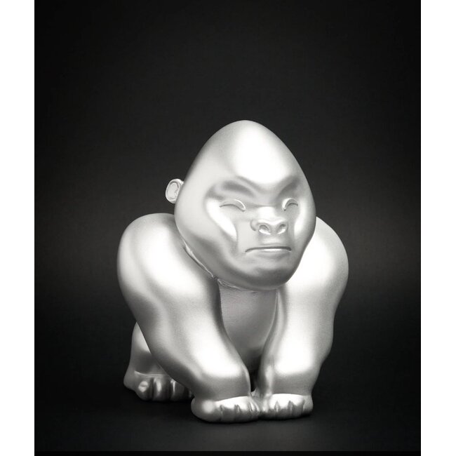 Blogo Design - Money Box Gorilla - silver