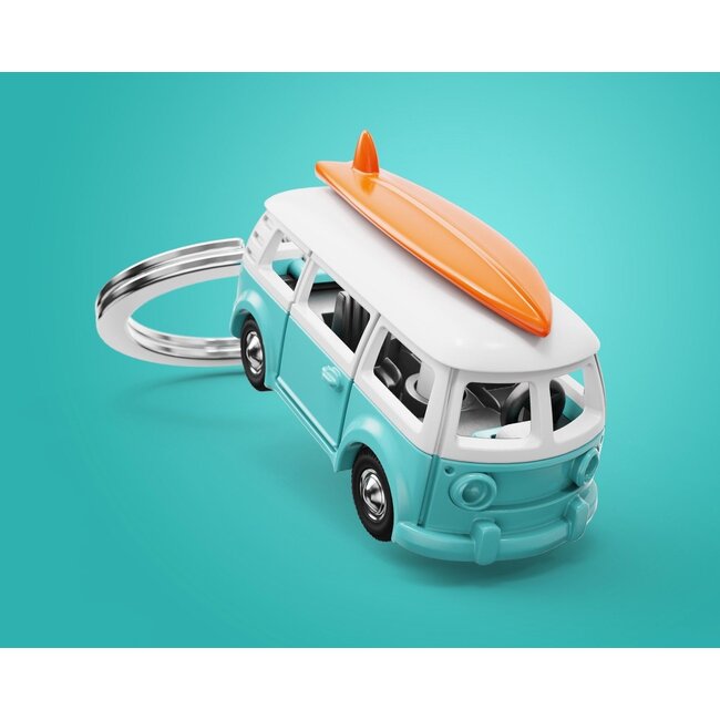 Metalmorphose - Sleutelhanger Surfbusje