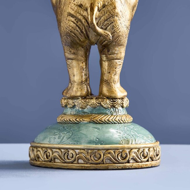 Werns Werner Voß - Candle Holder - Candlestick Elephant - hand-painted