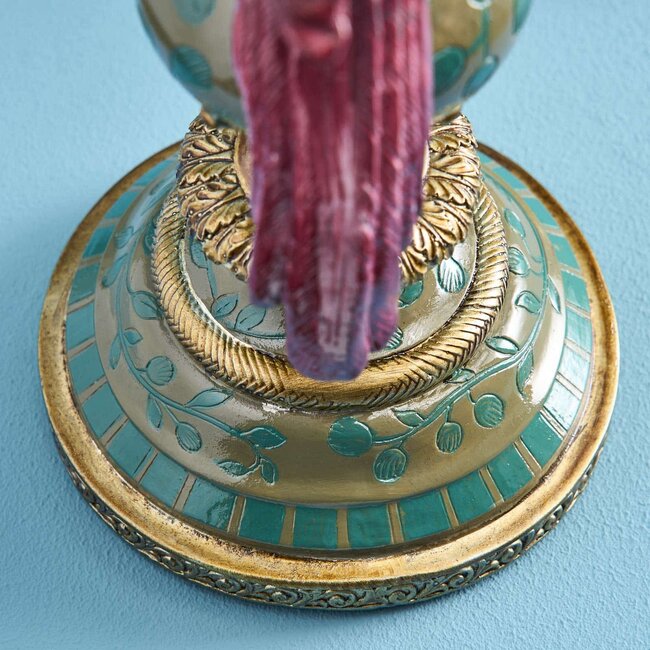 Werns Werner Voß - Kerzenhalter - Kerzenständer Papagei - 2er-Set - rosa