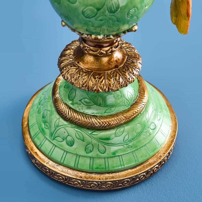 Werns Werner Voß - Candle Holder - Candlestick Parrot - set of 2 - multicolor