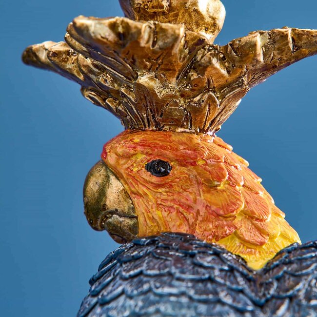 Werns Werner Voß - Candle Holder - Candlestick Parrot - set of 2 - multicolor