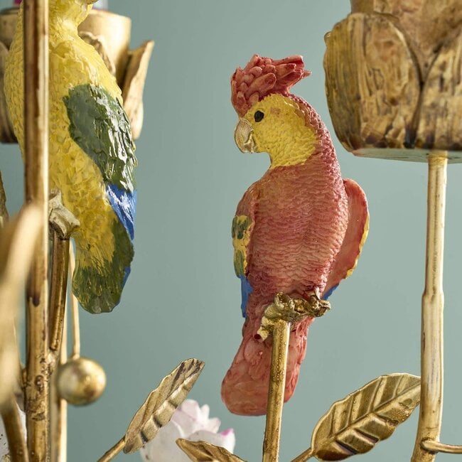 Werns Werner Voß - Candle Holder - Candlestick Lion - hand-painted