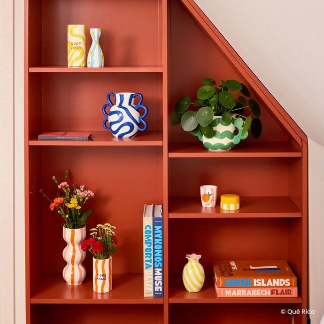 Que Rico - Vase Raquelita - Rayas Bailarinas