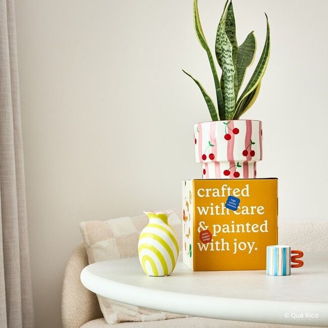 Que Rico - Plant Pot Amaya - Cherry Charm