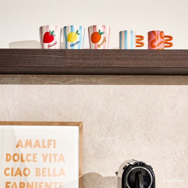 Que Rico - Beker Espresso Mug  Aurora - set van 2